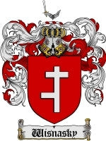 Wisnasky coat of arms family crest download