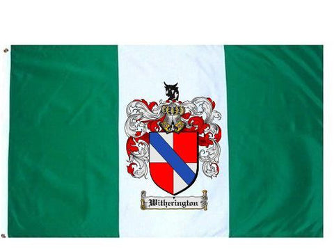 Witherington family crest coat of arms flag