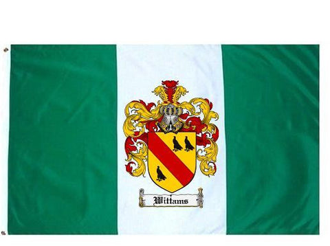 Wittams family crest coat of arms flag