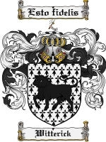 Witterick coat of arms family crest download