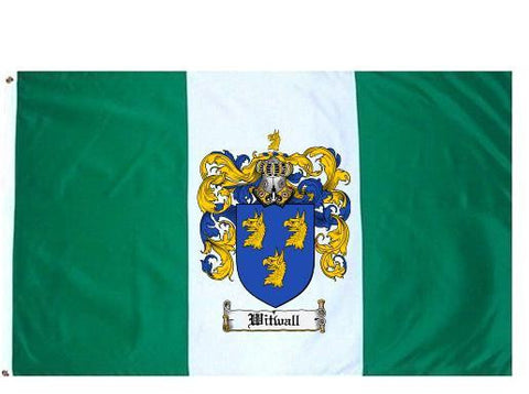 Witwall family crest coat of arms flag