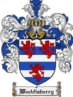 Woddisberry coat of arms family crest download