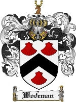 Wodeman coat of arms family crest download