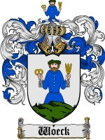 Woeck coat of arms family crest download