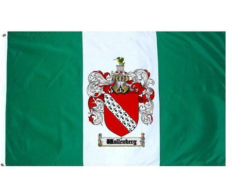 Wollenberg family crest coat of arms flag