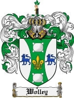 Wolley coat of arms family crest download