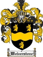 Wolverstone coat of arms family crest download