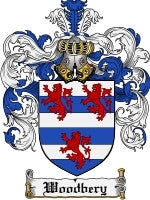 Woodbery coat of arms family crest download