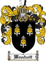 Woodcott coat of arms family crest download