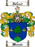 Woode coat of arms family crest download