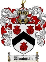 Woodman coat of arms family crest download