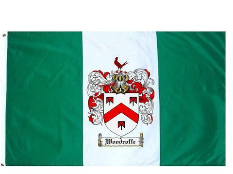 Woodroffe family crest coat of arms flag