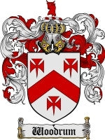 Woodrum coat of arms family crest download