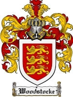 Woodstocke coat of arms family crest download