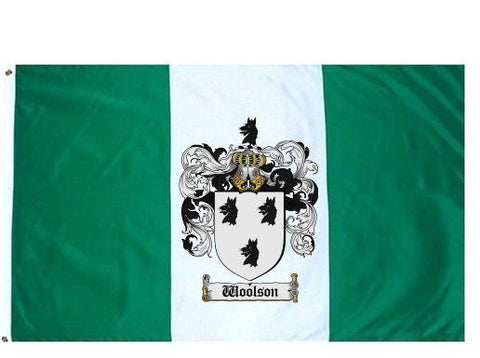 Woolson family crest coat of arms flag