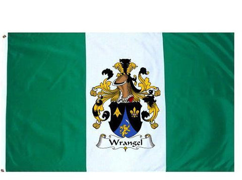 Wrangel family crest coat of arms flag