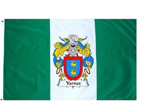 Yarnoz family crest coat of arms flag