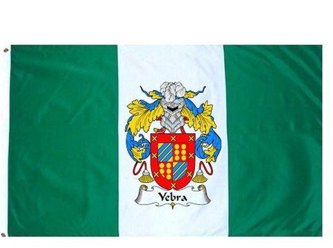 Yebra family crest coat of arms flag