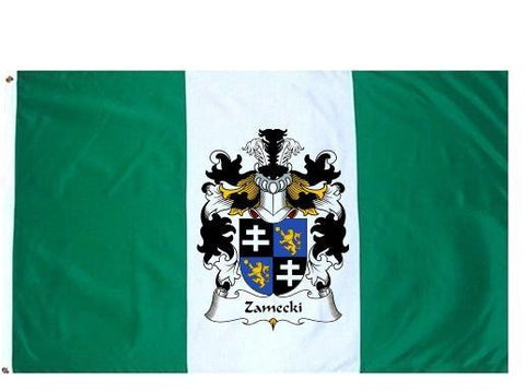 Zamecki family crest coat of arms flag