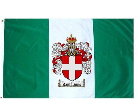 Zanfardino family crest coat of arms flag