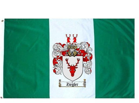 Ziegler family crest coat of arms flag