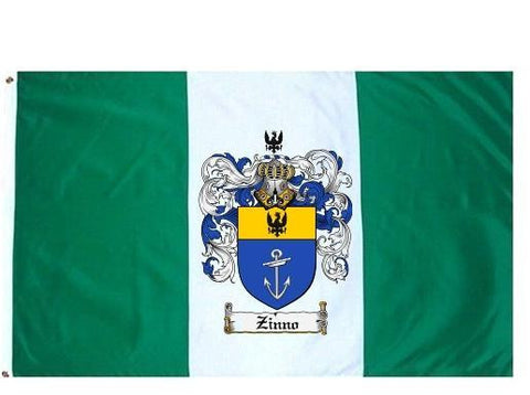 Zinno family crest coat of arms flag