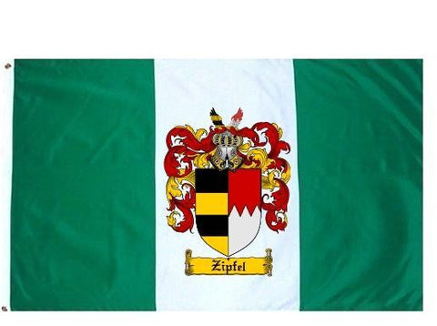 Zipfel family crest coat of arms flag