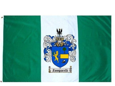 Zomparelli family crest coat of arms flag