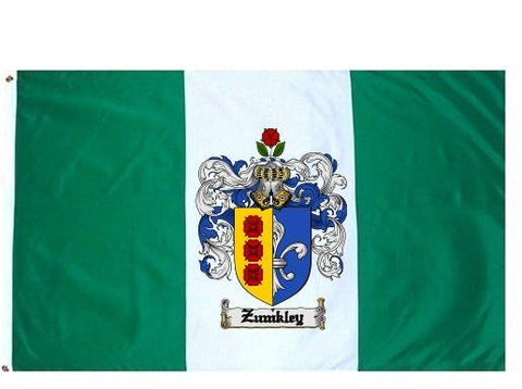 Zumkley family crest coat of arms flag